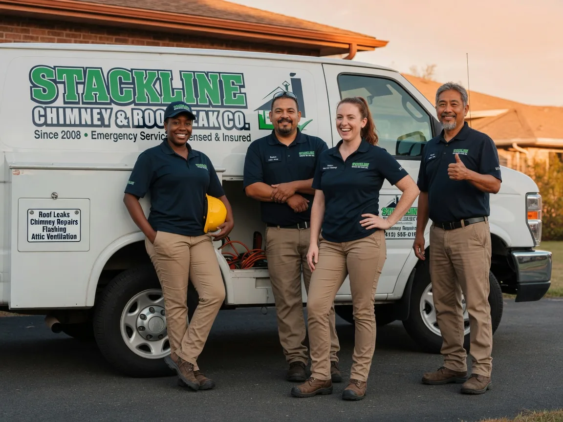 Chimney flashing repair company in Milan, IL
